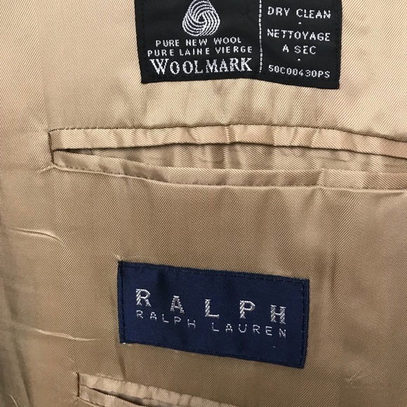 Ralph Lauren Men’s 46R Wool Sport Coat 3 Button - Picture 5 of 8